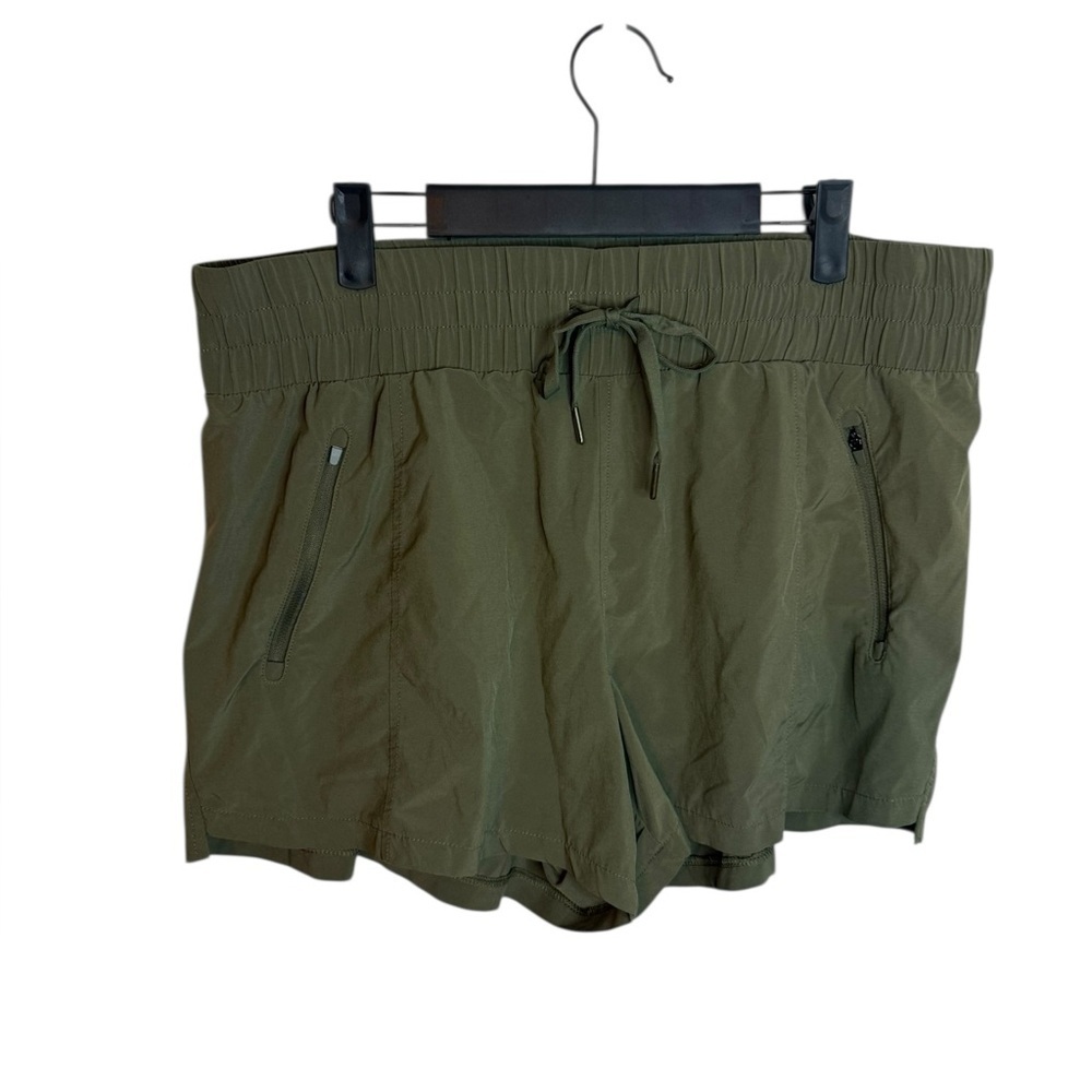All In Motion Olive Green Mid Rise Active Shorts